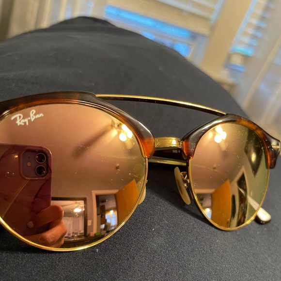 EUC Ray-Ban Clubmaster Clubround Sunglasses - Picture 2 of 5